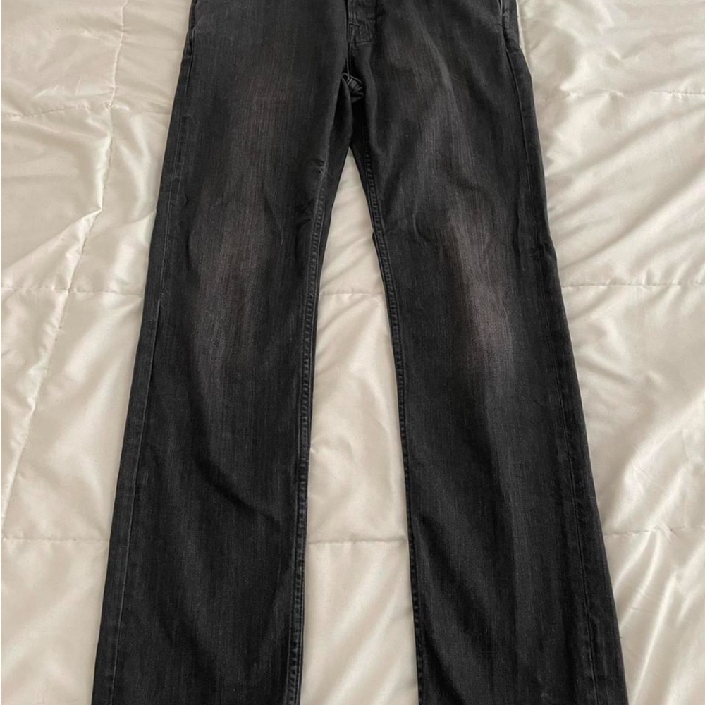AllSaints Black Denim Slim Fit Iggy Jeans Mens Pants Size 30 x 29